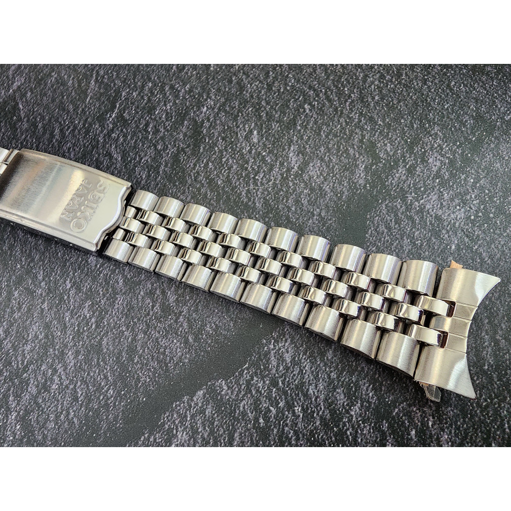 สายนาฬิกา สาย Seiko jubilee 20mm หัวโค้ง ใส่ 6309 7009 7s26 ได้หลายรุ่น