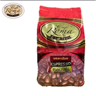 คาเฟ่โรม่า✔️เมล็ดกาแฟสดเอสเปรสโซ่ l ESPRESSO 250กรัม และ 500กรัม (พร้อมส่ง!!)