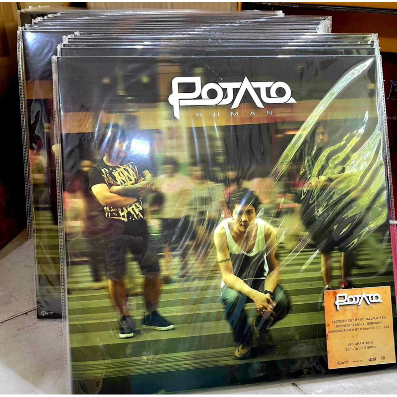 แผ่นเสียง Potato อัลบั้ม Human แผ่นซีล