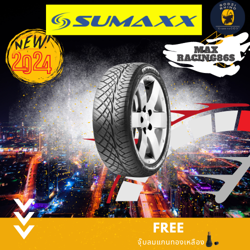 SUMAXX รุ่น Maxx Racing 86s 255/50R18 255/55R18 ยางรถกะบะ (ราคาต่อ 1 เส้น) ยางปี2023-2024🔥 แถมจุ๊บฟรีตามจำนวนยาง