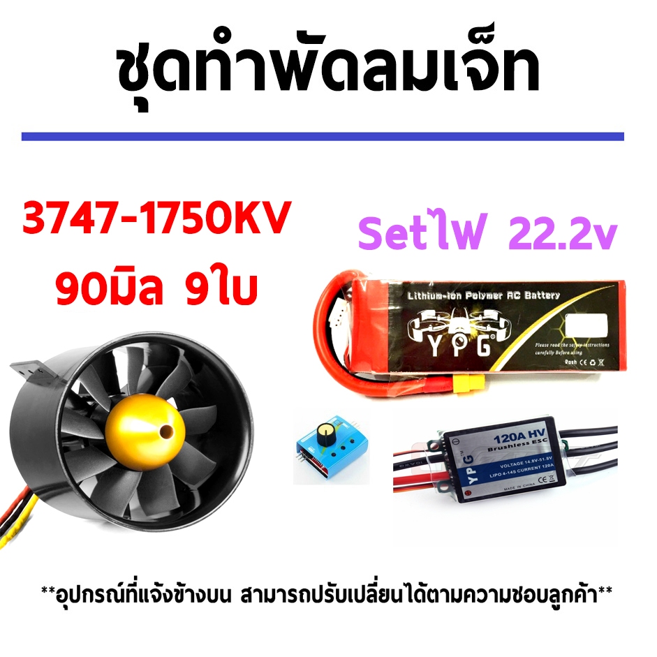 ชุดทำพัดลมเจ็ท รุ่นพรีเมี่ยม (มีหลายแบบ) DIY