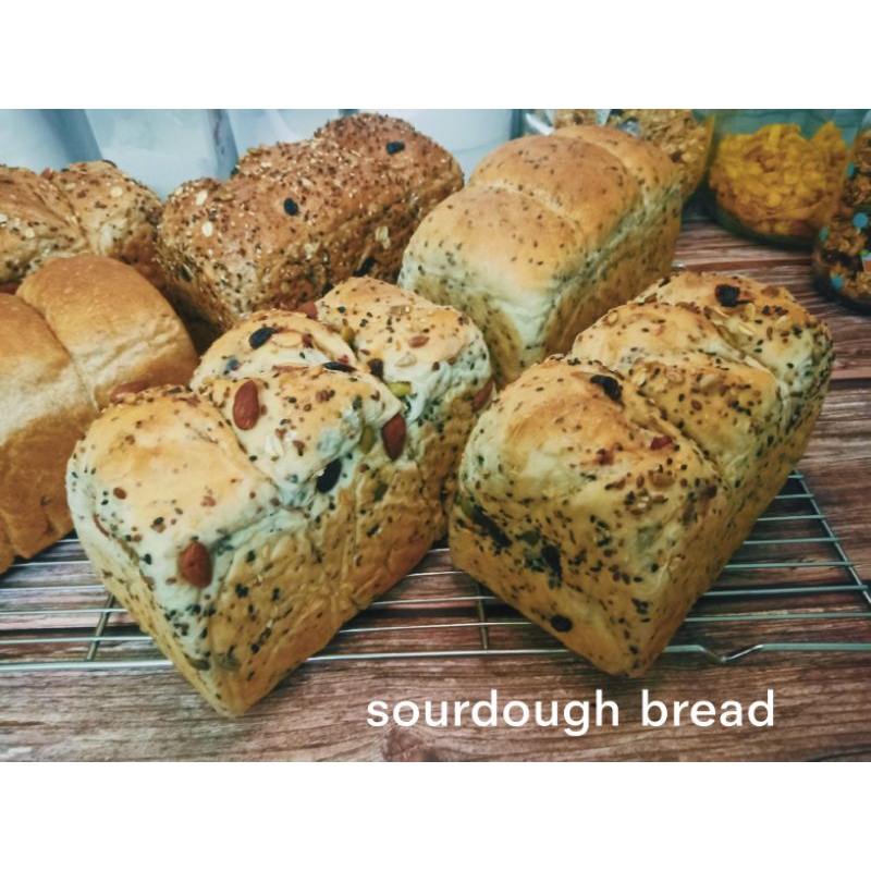 sourdough ขนมปังนุ่มจากยีสต์ธรรมชาติ ขนมปังเพื่อสุขภาพ