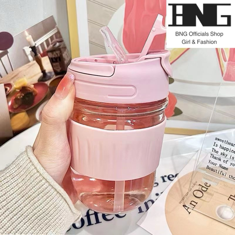 BNG แก้วน้ำ ใส่กาแฟ ใส่ชา มีหูหิ้ว มีที่กันความร้อน (C24112)