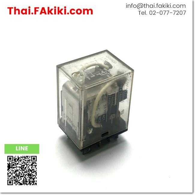 มือสองพร้อมส่ง, (D)Used*, LY2 Relay, รีเลย์ สเปค DC24V, OMRON (66-008-376)