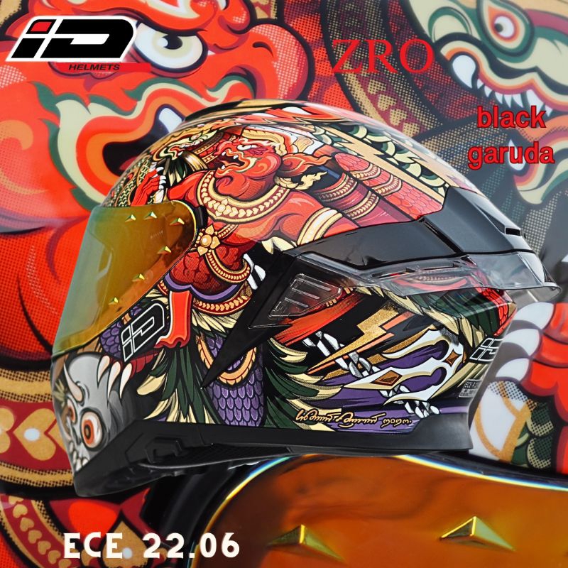 หมวกกันน็อค ID ZRO แว่น2ชั้น ตัวใหม่ล่าสุด