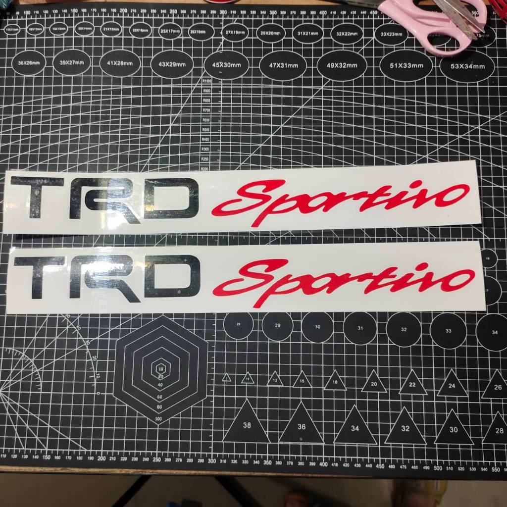 สติกเกอร์แต่งข้างรถ TRD sportivo สินค้าขายเป็นคู่ - รูปที่ 2