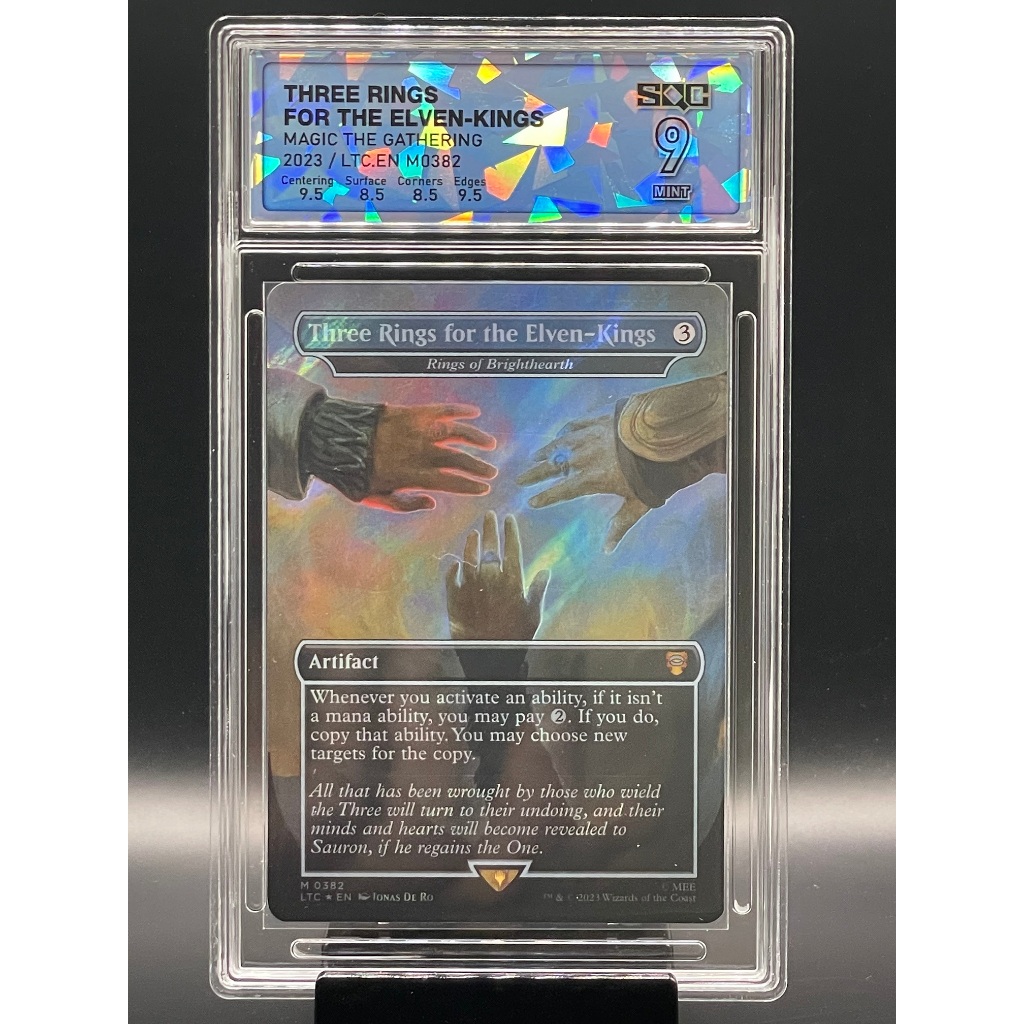 การ์ด MTG (SQC 9.0) Three Rings For The Eleven-Kings / Rings of Brighthearth (Surge Foil)