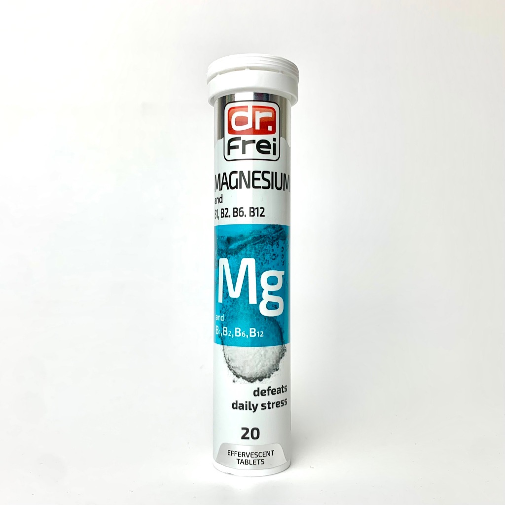 เม็ดฟู่ แมกนีเซียม ผสมวิตามินบีรวม Dr.Frei Magnesium + B ดร.ฟราย [ขนาด 20 เม็ด]