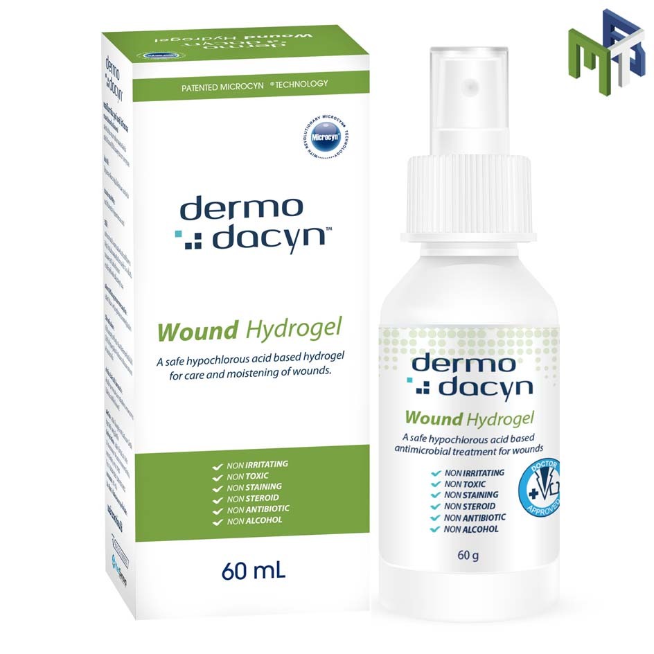 DERMODACYN WOUND HYDROGEL 60ml สเปรย์รักษาแผลและผิวหนังชนิดไฮโดรเจล [29187]