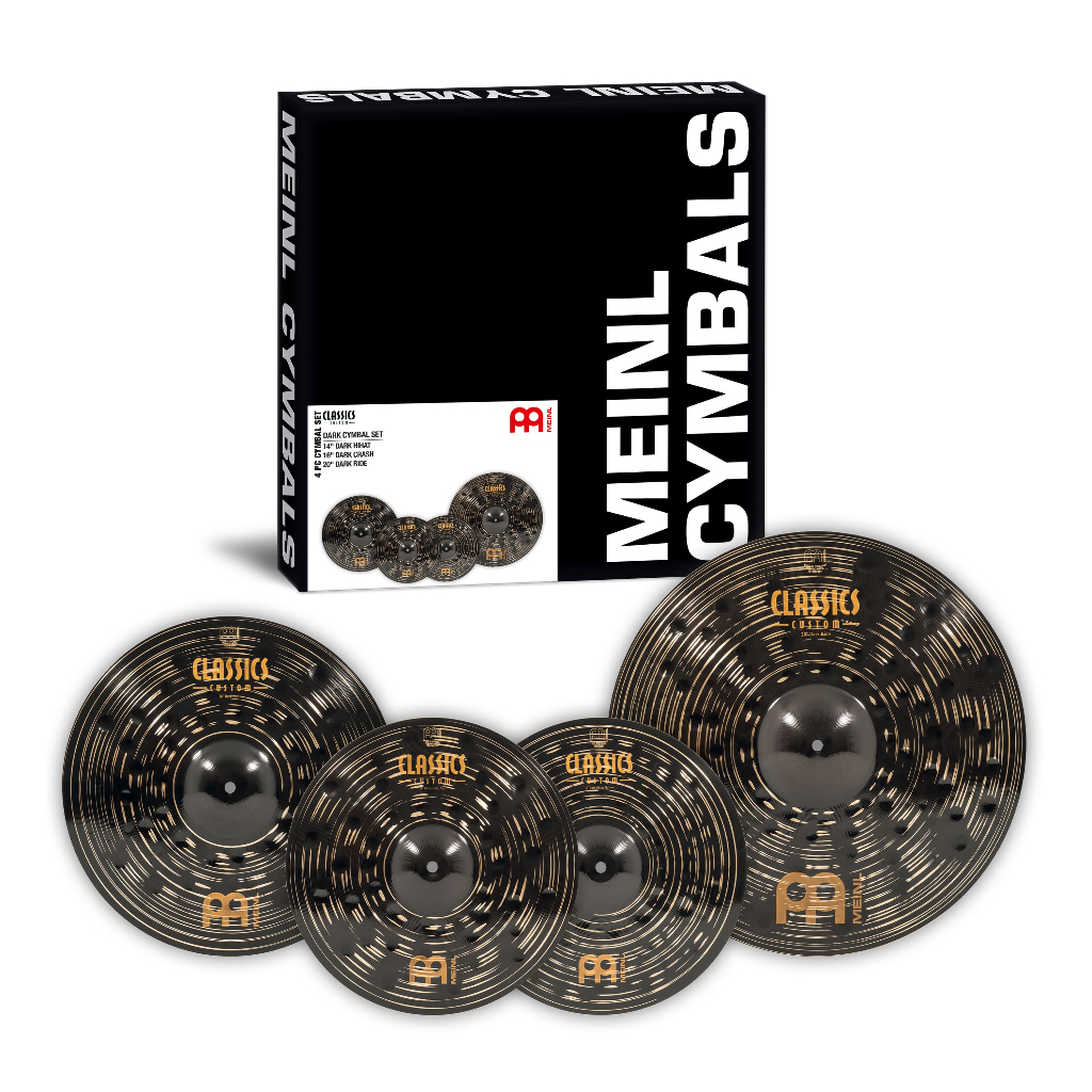 MEINL Cymbals Classics Custom Dark Cymbal Set 4 pcs (CCD141620)