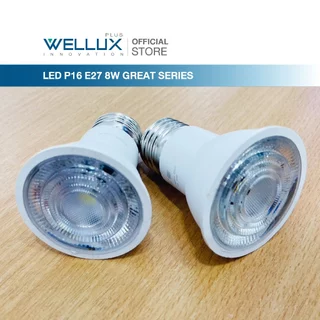 WELLUX หลอดไฟ LED MR16 8W ขั้วE27 แสงขาว แสงวอร์ม GREAT SERIES