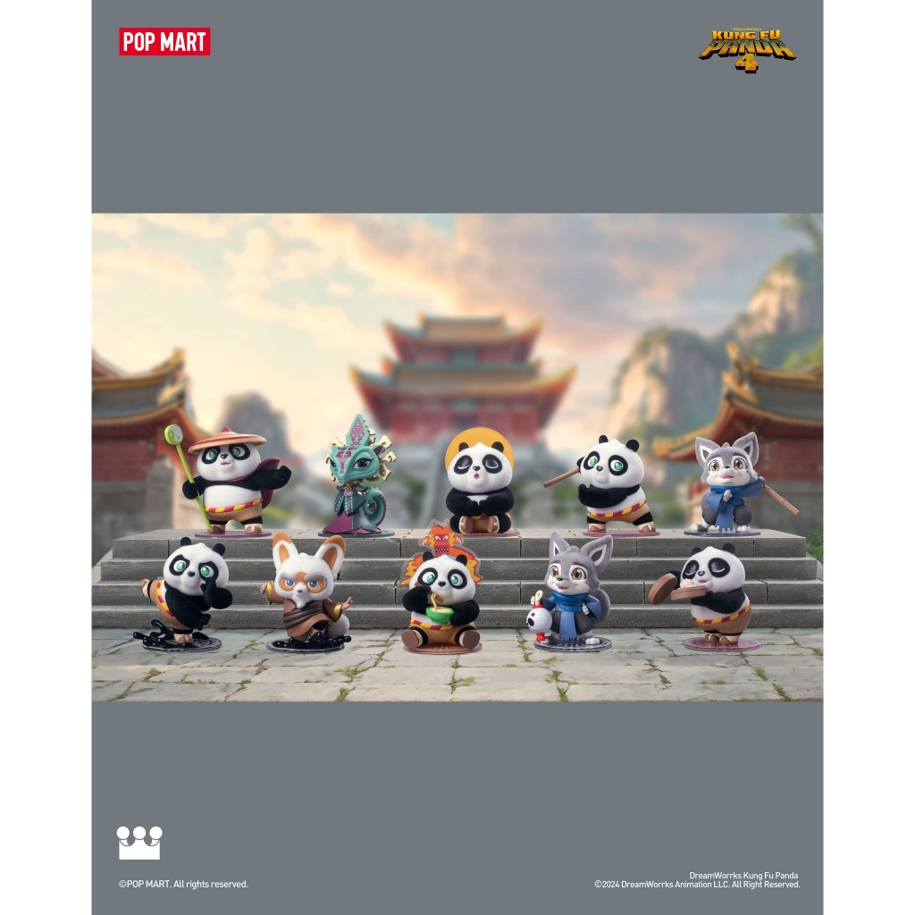 🐼พร้อมส่ง แบบยกกล่อง🐼 🐼Pop Mart / Universal Kungfu Panda Series🐼