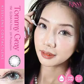 คอนแทคเลนส์ ตาโต Tommy (Kissy) ค่าอมน้ำ 65 % เกล็ดหิมะเกล็ดน้ำแข็ง บิ๊กอายลายฮิตสุด ตาเป็นประกาย