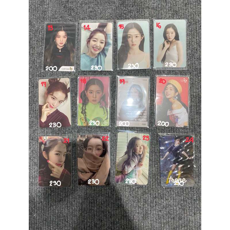 การ์ด irene redvelvet