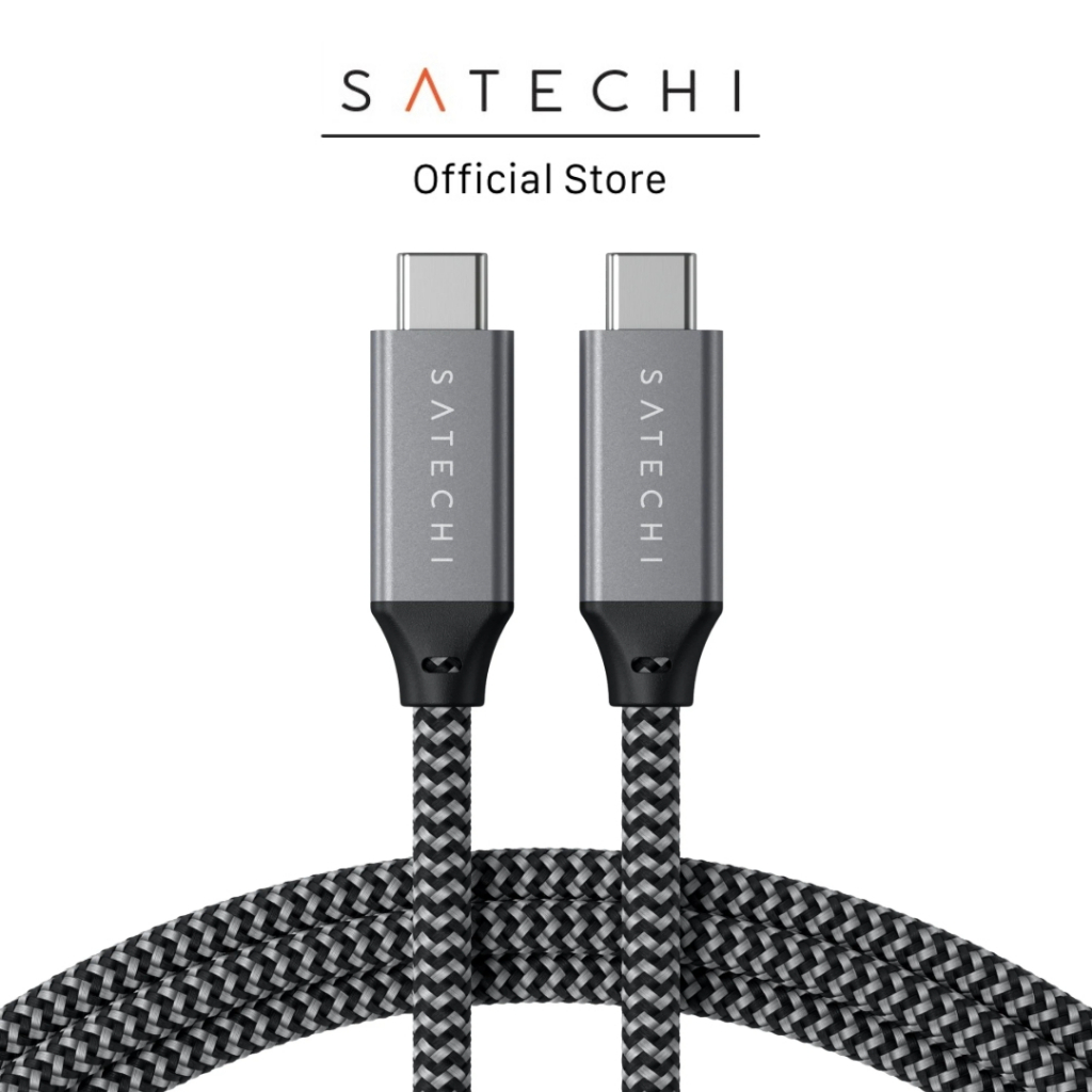 สายชาร์จ Satechi USB4 C to C Cable 80cm- Space Gray