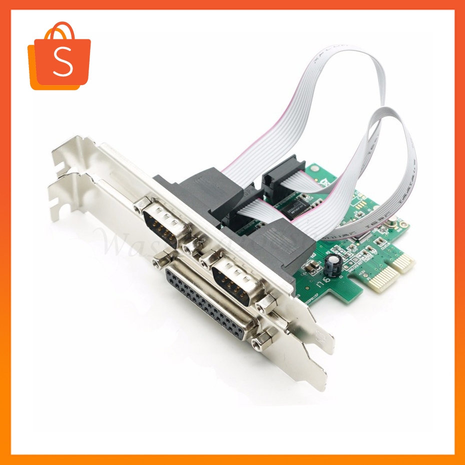 PCI Express Parallel+Serial DB25+2 RS232/DB25+2 RS232+Low Profile