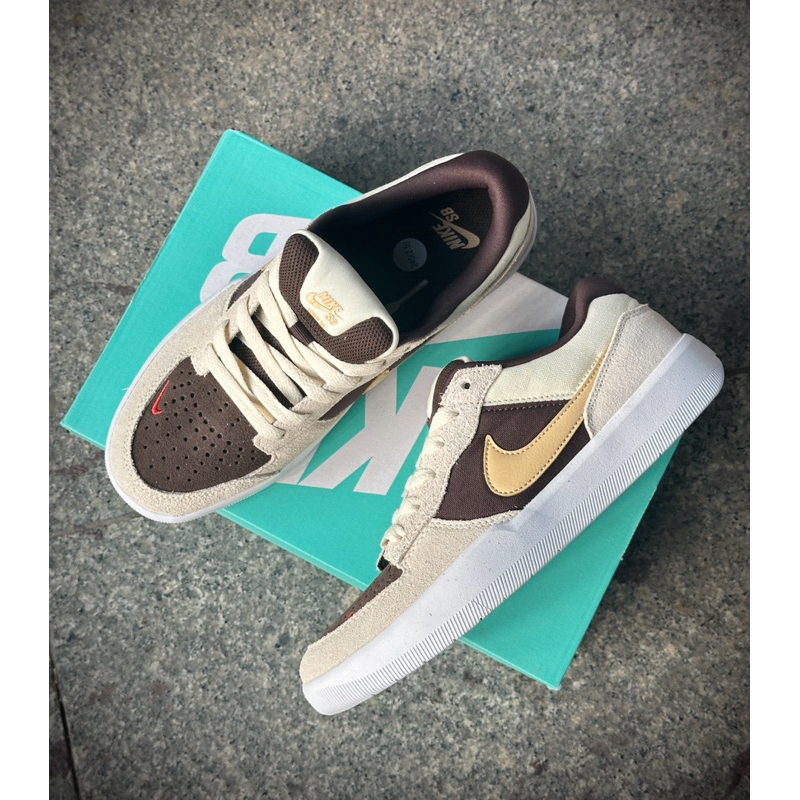 รับประกันของแท้ Nike Force 58 SB ” Sesame Baroque Brown “ ⚠️ร้านผ่อนspaylaterไม่ได้