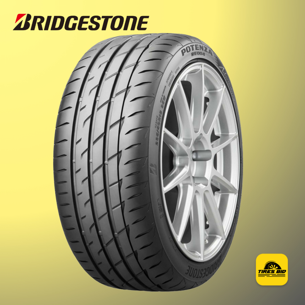 Bridgestone  Adrenaline RE004  ราคารวมติดตั้ง และ จัดส่งฟรี (4 เส้น) ผ่อน 0% สูงสุด 10 เดือน ยางใหม่ปีล่าสุด