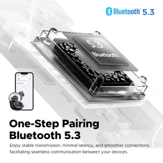 [ประกันศูนย์ไทย] SoundPEATS Clear หูฟังไร้สาย หูฟังบลูทูธ Bluetooth 5.3 Dual Mics ENC Gaming Mode App Support