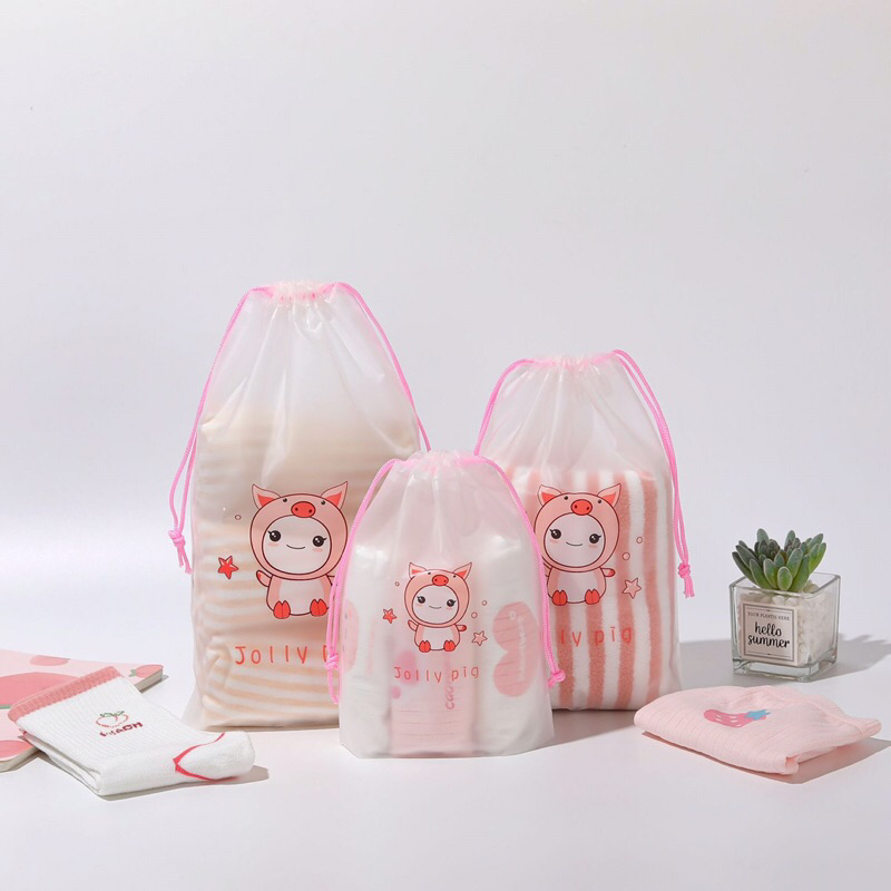 [B06] ถุงพลาสติกหูรูด jolly pig
