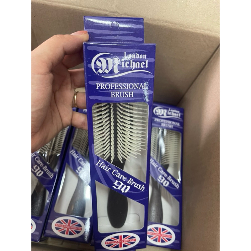 ENGLISH BRUSH แปรงเปียก คุณภาพดี กล่องสีน้ำเงิน Michael
