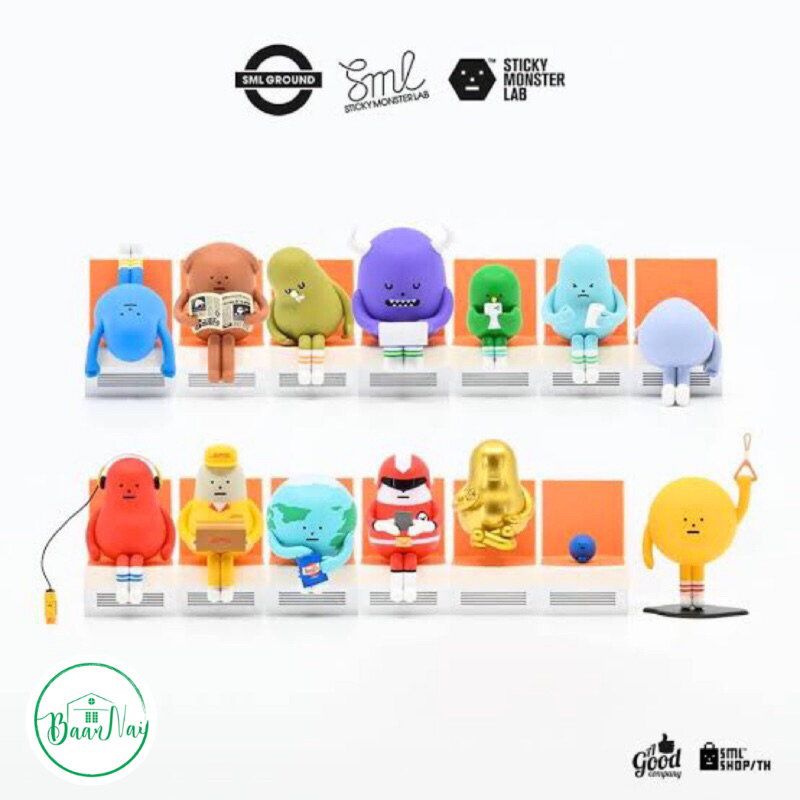 ❣️พร้อมส่ง❣️ Sticky Monster Lab : SML Mini-Figure Blind Box Vol.2 SUBWAY Series