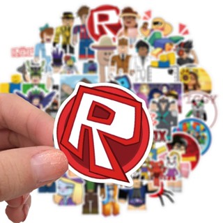 พร้อมส่ง!! roblox วิดีโอเกม 50แผ่น กันน้ำ สติ๊กเกอร์ ใช้ซ้ำไ…