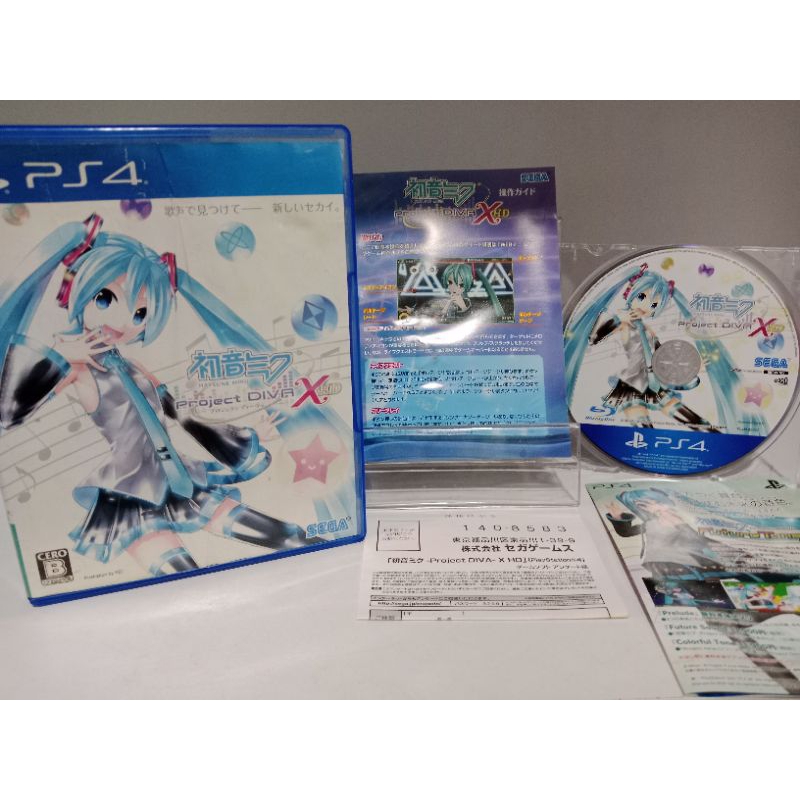 แผ่นเกมส์ Ps4 - Hatsuna Miku : Project Diva X HD (Playstation 4) (ญี่ปุ่น) ‼️ปกเปียกน้ำ