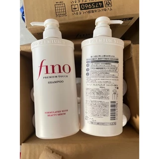 ของแท้100% Shiseido Fino Premium Touch Shampoo / Conditioner 550ml — ผมนุ่มลื่น เงาสลวย ฟื้นผมเสียแบบซาลอนญี่ปุ่น