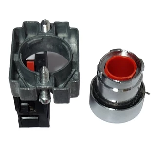 สวิตช์ปุ่มกด ขนาด 22มิล สีเขียว สีแดง โครงโลหะ แข็งแรง Push Button Switch 22mm XB2-BA31 XB2-BA42 Talamaceniqae