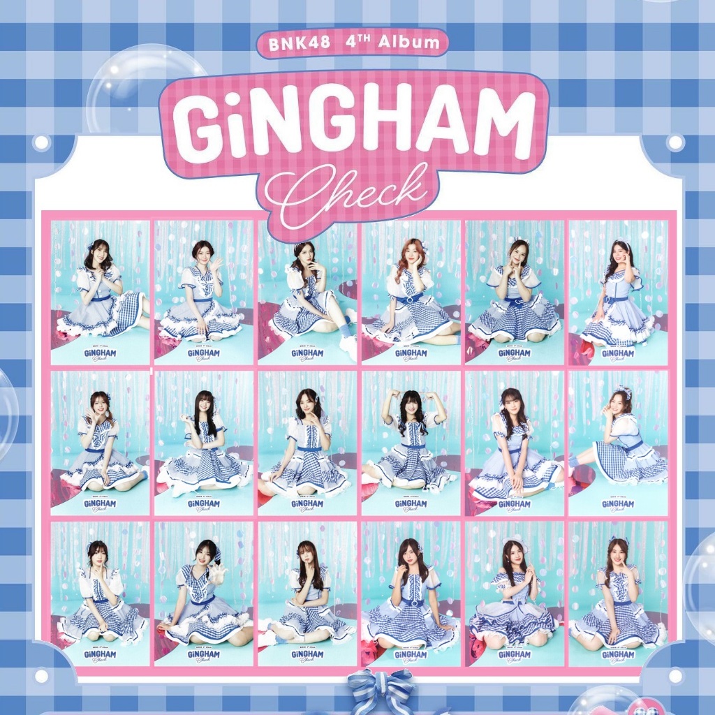 [โปสการ์ด][1/2] แถม Photobook BNK48 CGM48 Gingham Check Postcard