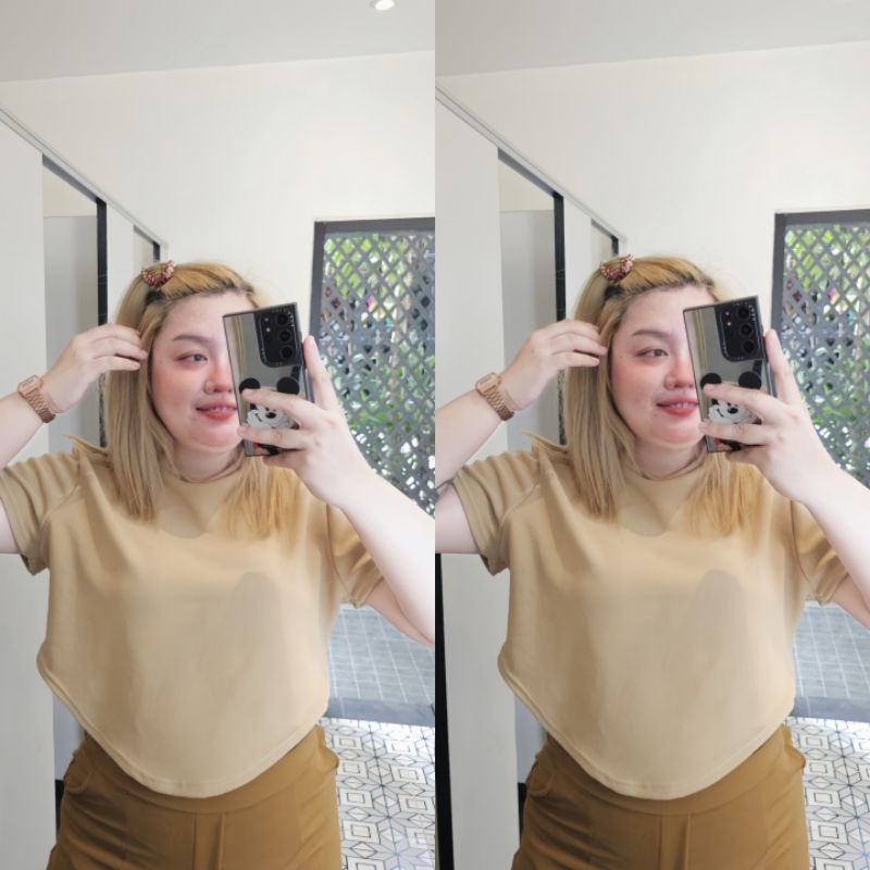 เสื้อสาวอวบ ปลายโค้ง อก38-44นิ้ว ผ้าวูลเวฟ