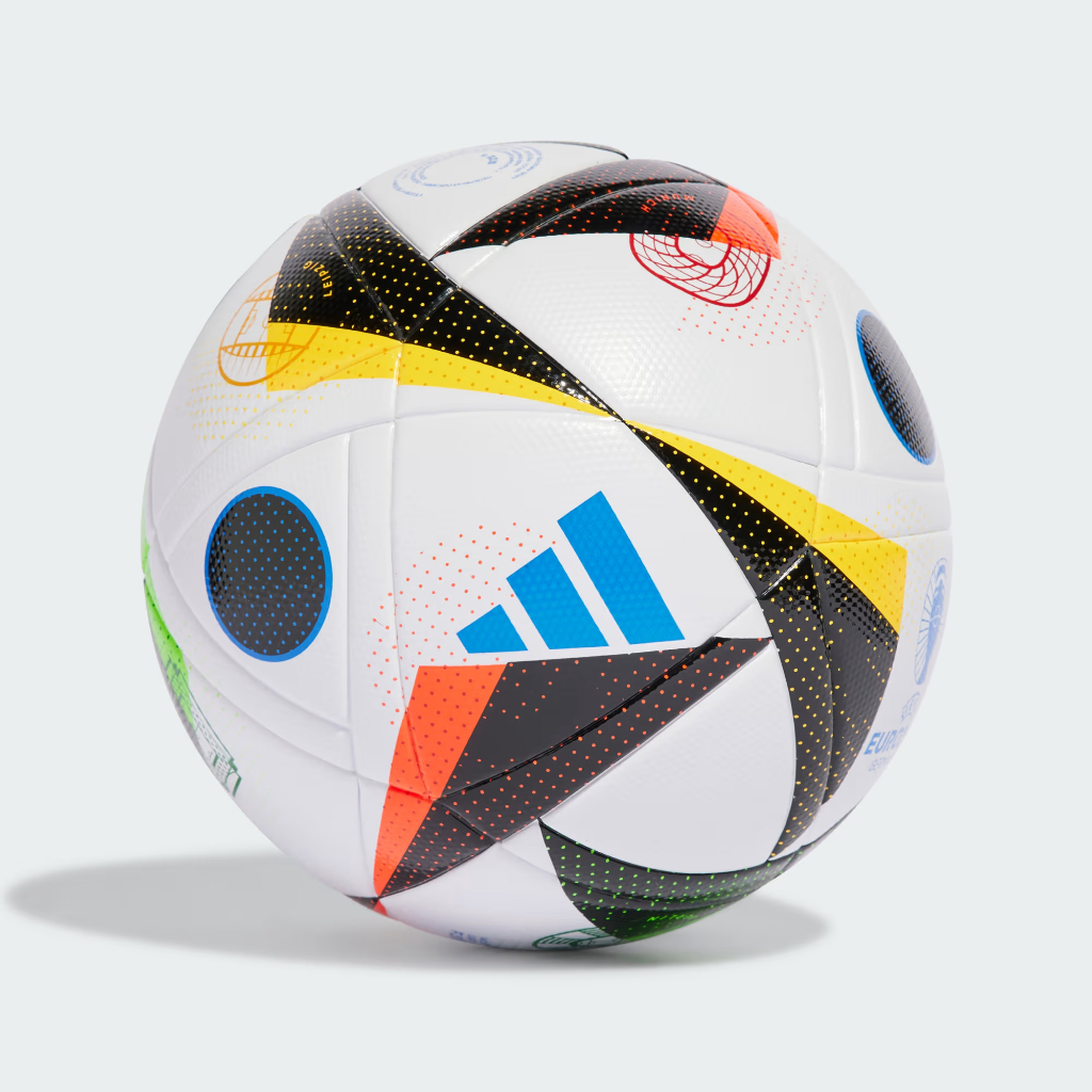 Adidas ลูกฟุตบอล Euro 24 League Ball / Euro 24 League Box Ball | White/Black/Glow Blue (2แบบ)