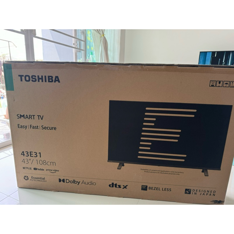 Toshiba TV 43E31MP ทีวี 43 นิ้ว Full HD WIFI Smart TV รุ่น Dolby Audio 2023