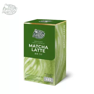 Café Amazon คาเฟ่ อเมซอน มัทฉะลาเต้ ชาปรุงสำเร็จชนิดผง 1 กล่อง บรรจุ 5 ซอง (30g./ซอง)