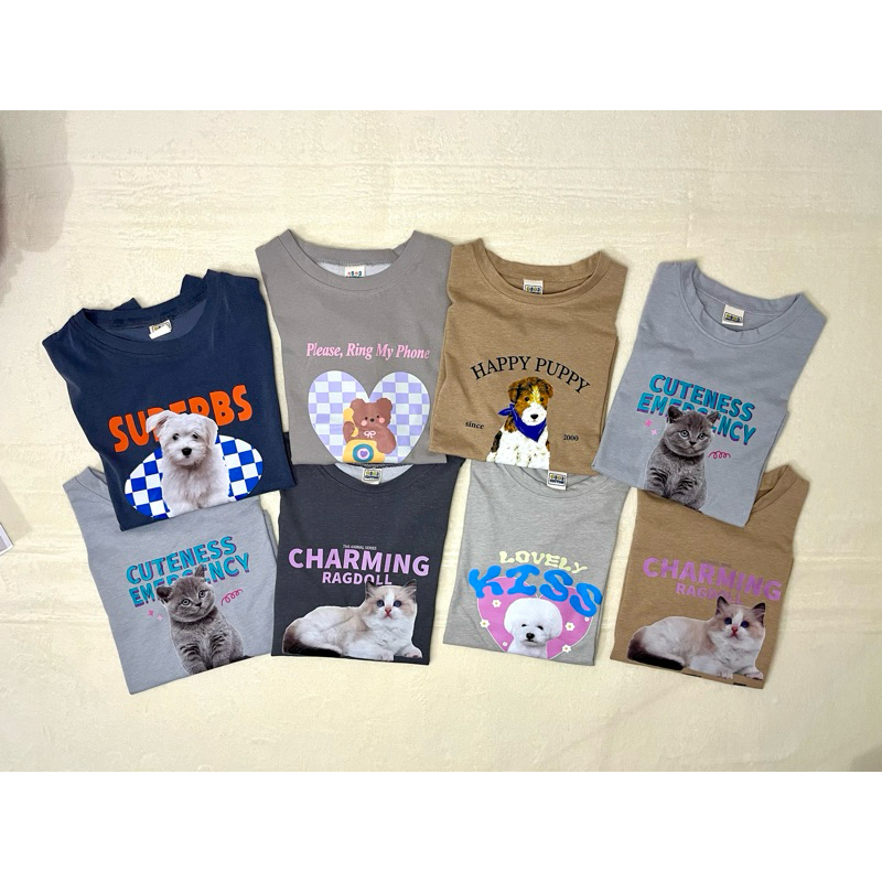 (Sale มือ1)เสื้อครอป ป้ายดอกไม้บาน / ป้ายkeetashop