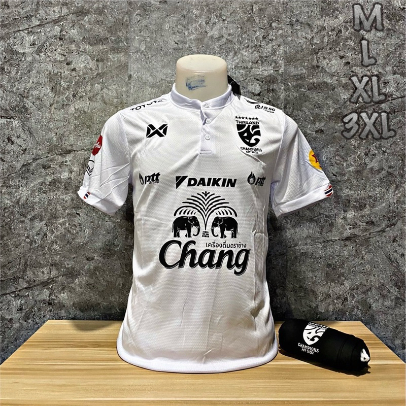 ชุดกีฬาทีมชาติไทย ผ้านิ่มใส่สบาย มีทั้งเสื้อและกางเกง
