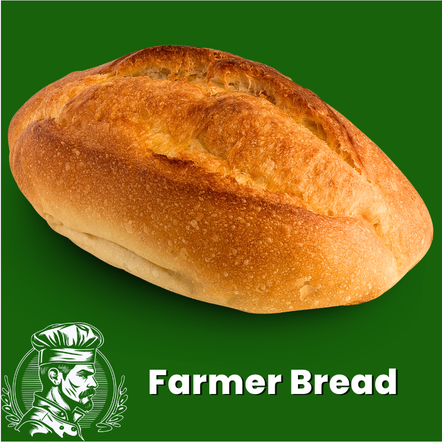 ขนมปังโฮลวีต Farmer Bread/ whole wheat 30 cm โฮลวีท ขนมปังเพื่อสุขภาพ ขนมปังฝรั่งเศส ขนมปังฝรั่งเศษ