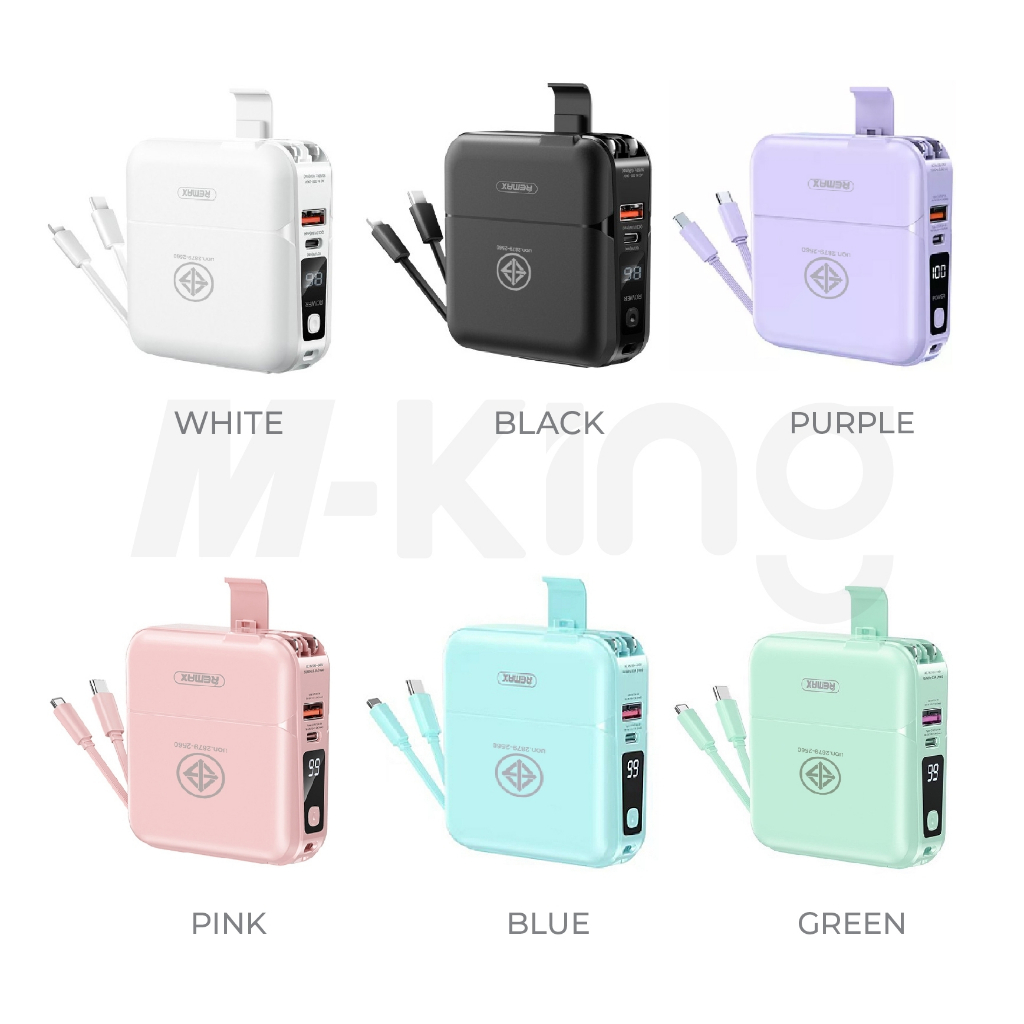 Orsen Remax Hoco แบตสำรอง มีสายในตัว พร้อมส่ง มีหลายรุ่นให้เลือก Power bank พาว์เวอร์แบงค์ ของแท้ A1