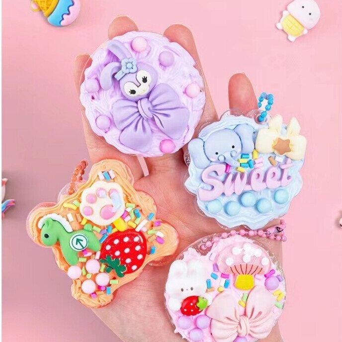 ชุดทำพวงกุญแจ diy ชุดวัสดุแฮนด์เมด ของเล่น diy ของเล่นเพื่อการศึกษาอื่นๆ ของขวัญปีใหม่ ของขวัญวันเกิดของเด็ก ๆ