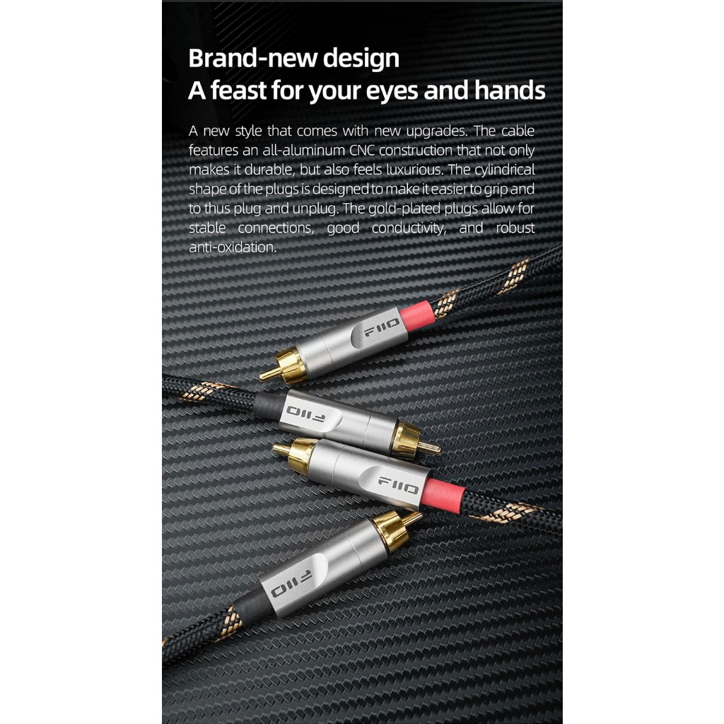 [-ประกันศูนย์ไทย-] FiiO LR-RCA4 สาย Dual RCA Analog Audio สำหรับเครื่องเสียง แบบใหม่ล่าสุด - รูปที่ 2