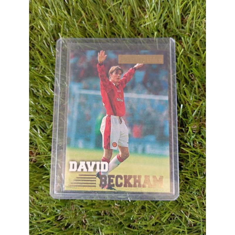 การ์ดฟุตบอล DAVID BECKHAM merlin premier 96/97