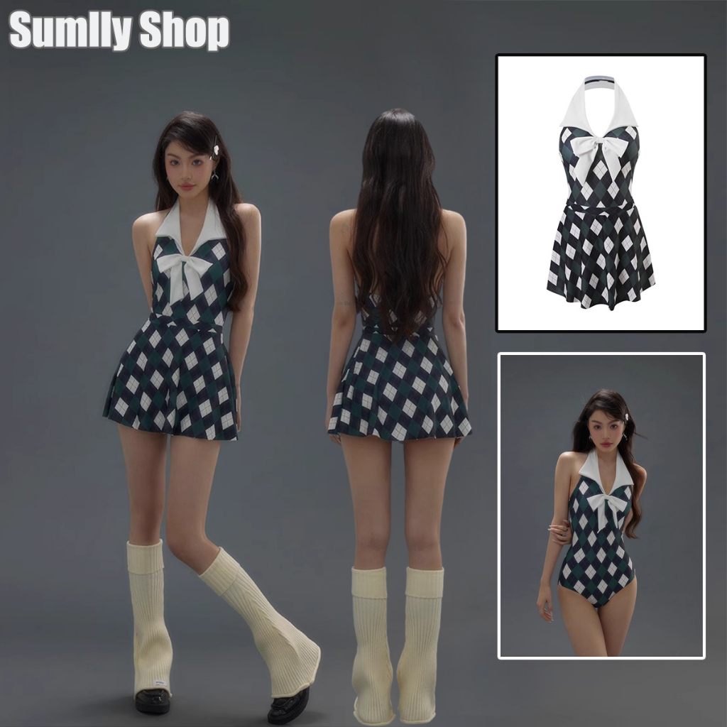 Sumlly พร้อมส่งในไทย ชุดว่ายน้พ ชุดว่ายน้ำเซ้ต 2 ชิ้น สวยปังมากก ใส่ถ่ายรูปก็ดีใส่ว่ายน้ำก็เก๋