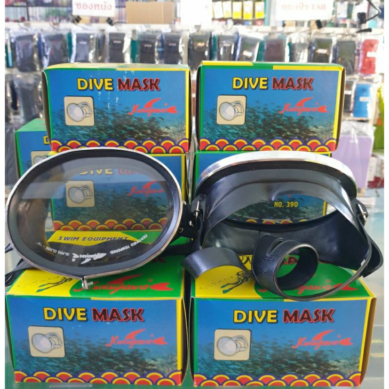 หน้ากากดำน้ำ Dive Mask (มีแต่สีดำ)