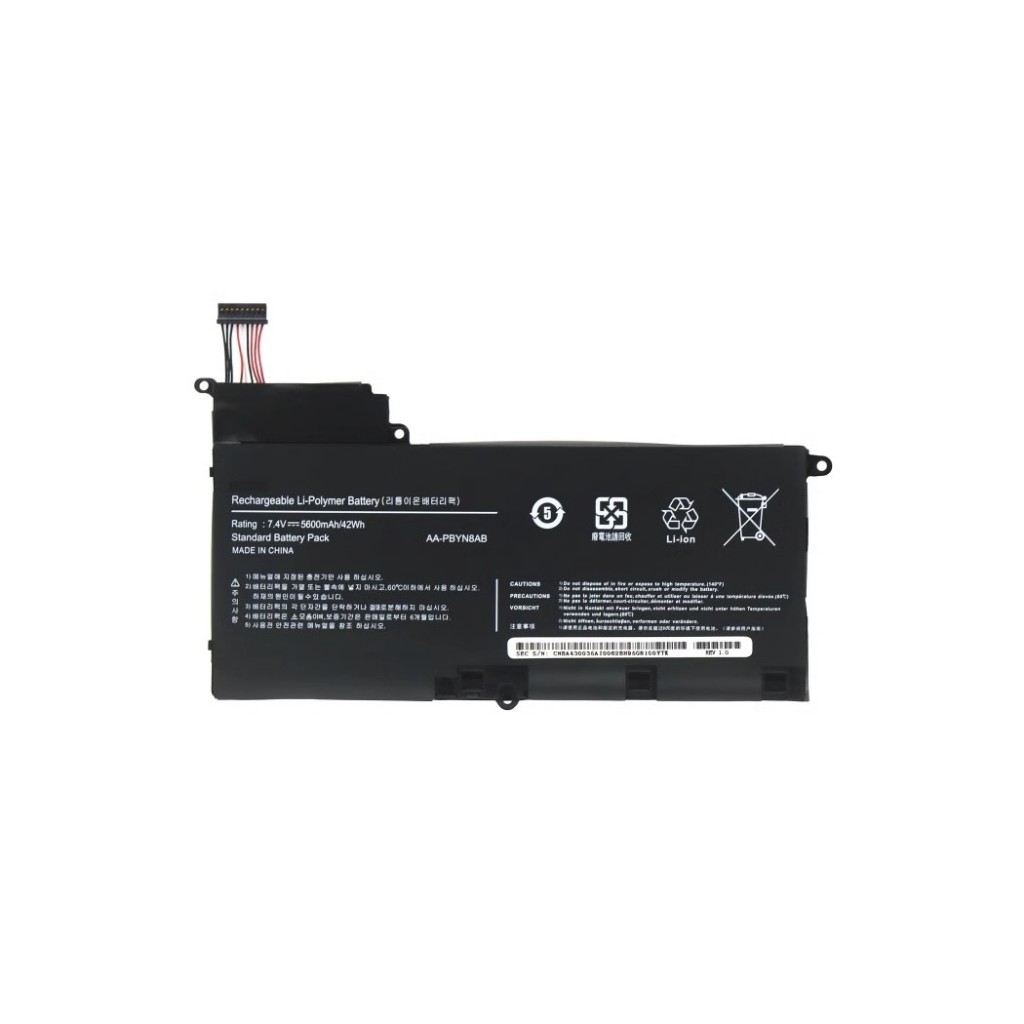 Battery Notebook Samsung NP530U4B AA-PBYN8AB NP530U4B NP530U4C NP535U4C NP520U4C 7.4V 42Wh 5600mAh