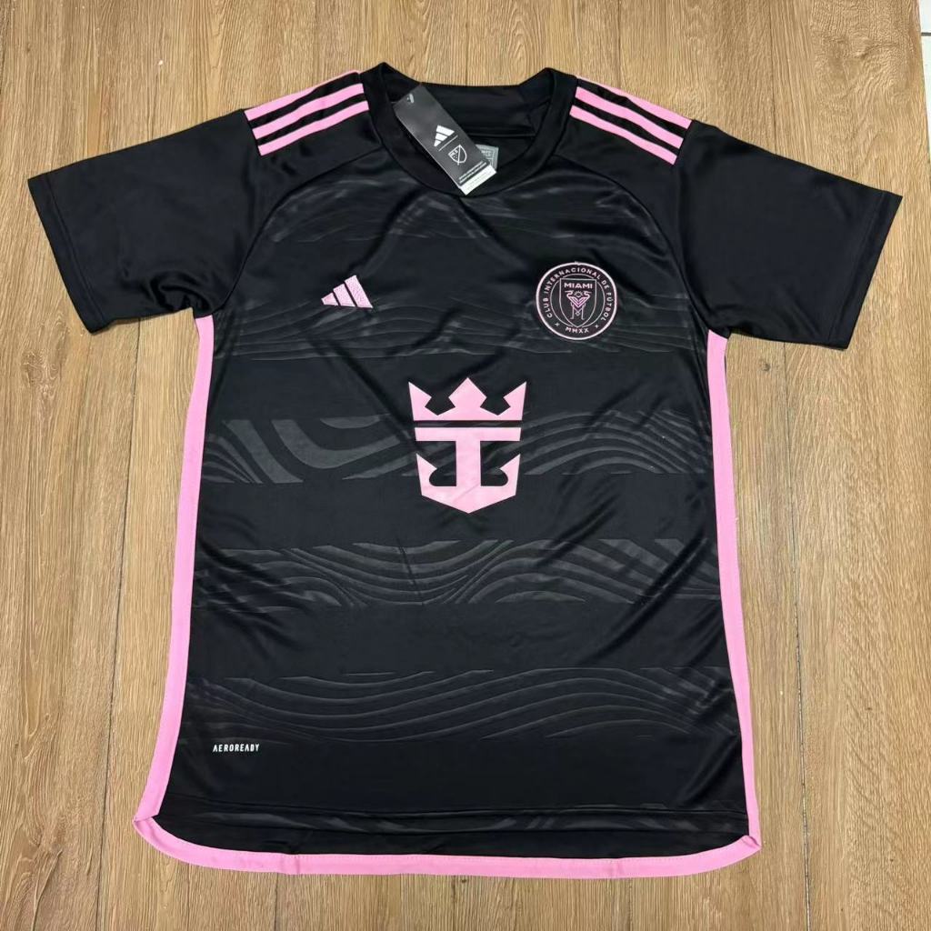 ใหม่!!!เสื้อบอล Miami สีดำ 2024/2025 เนื้อผ้าโพลีเอสเตอร์ เกรดแฟนบอล AAA