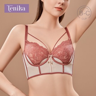 TENIKA TENIKA Lace Tube Top Bra เสื้อใน บราลูกไม้ สายสะพายไห…