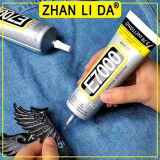 Zhanlida E7000 กาวติดผ้า ติดเพชร งาน DIY ทั่วไป ใช้งานได้หลากหลาย เหนียว ไม่แข็ง ไม่เป็นเป็นฝ้าขาว