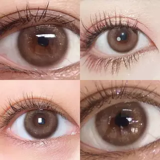 【-100°-800°】[ซื้อครบ฿75แถม ลิปสติก] Midroo เลนส์แฟชั่น คอนแทคเลนส์สี Nano Brown ค่าสายตาสั้น Contact Lens 14.0mm