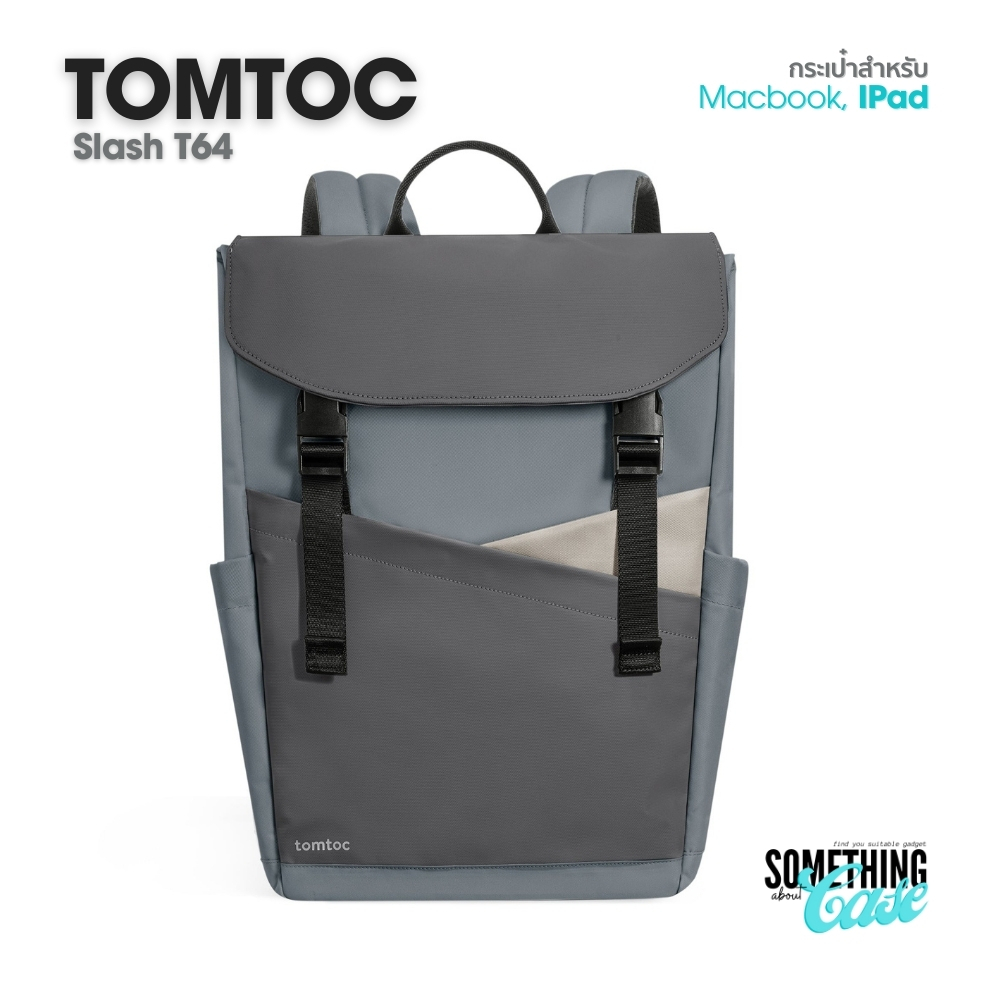 Tomtoc Slash-T64 Flip Laptop Backpack กระเป๋าสำหรับ Macbook Pro, Macbook Air